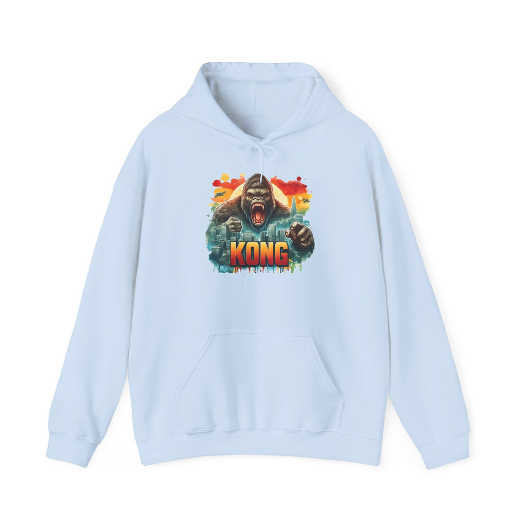 Kong Graphic Hoodie – Retro Sunset Gorilla Design