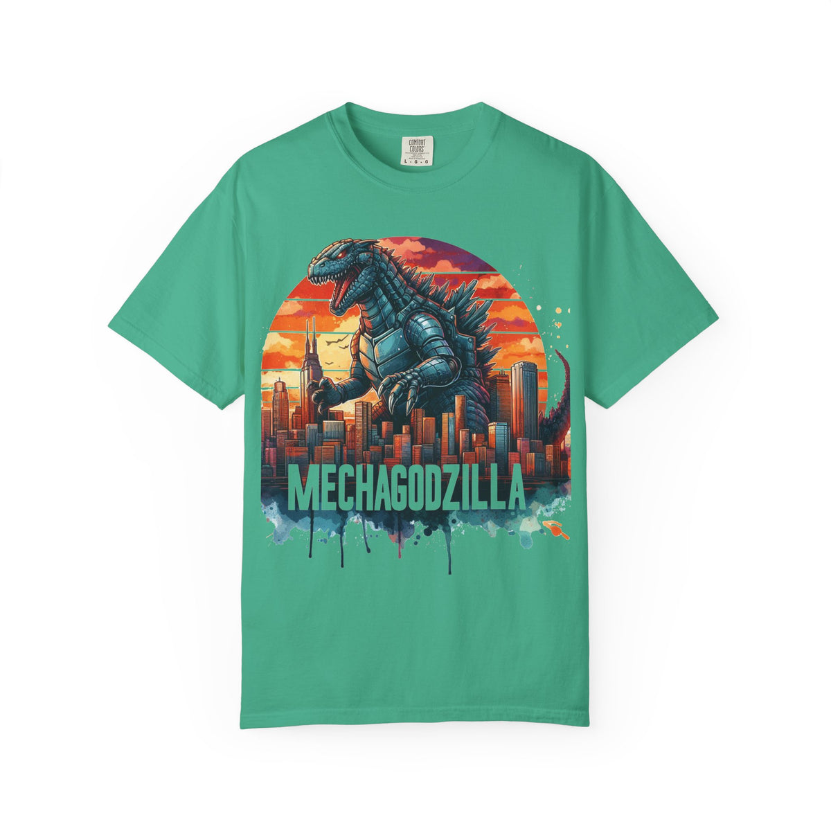 Mechagodzilla Graphic T-Shirt — Retro City Kaiju Tee